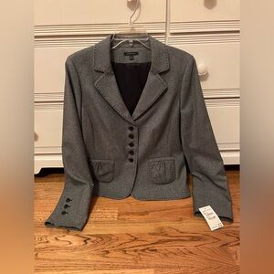 Nordstrom Charcoal and Black Women's Blazer